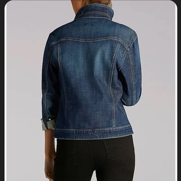 Lee Holden denim button down jacket - Picture 2 of 11